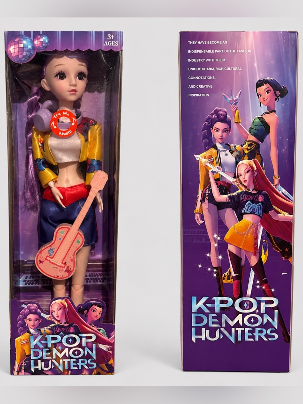 KPOP Demon Hunters Rumi Singing Doll – Large Fashion Doll with Music – Brand New